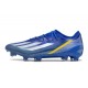 Botas de fútbol adidas X Crazyfast Messi.1 FG Azul Blanco Amarillo