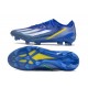 Botas de fútbol adidas X Crazyfast Messi.1 FG Azul Blanco Amarillo