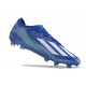 Botas de fútbol adidas X Crazyfast Messi.1 FG Azul Blanco Amarillo