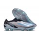 Bota adidas X Crazyfast.1 L FG Plateado Met Azul Felicidad Negro