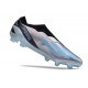 Bota adidas X Crazyfast.1 L FG Plateado Met Azul Felicidad Negro