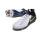 Bota Nike Phantom Luna II Elite FG Blanco Negro Mtlc Dorado Moneda
