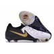 Zapatillas Nike Phantom Luna 2 Elite L FG Blanco Negro Mtlc Dorado Moneda