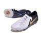 Zapatillas Nike Phantom Luna 2 Elite L FG Blanco Negro Mtlc Dorado Moneda
