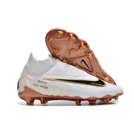 Nike Bota Phantom GX Elite DF FG Blanco Oro