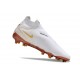 Nike Bota Phantom GX Elite DF FG Blanco Oro