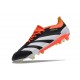 Bota adidas Predator Elite L FG Negro Blanco Rojo