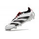 Bota adidas Predator Elite L FG Blanco Negro Rojo