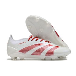 Bota adidas Predator Elite L FG Blanco Rojo