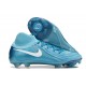 Bota Nike Phantom Luna II Elite FG Azul Blanco