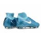 Bota Nike Phantom Luna II Elite FG Azul Blanco