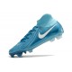 Bota Nike Phantom Luna II Elite FG Azul Blanco