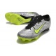 Botas Nike Zoom Mercurial Vapor XV Elite FG Plateado Metalizado Negro Verde