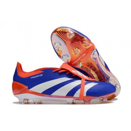 adidas Predator Elite Foldover Tongue FG Azul Blanco Rojo