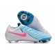 Zapatillas Nike Phantom Luna 2 Elite L FG Azul Blanco Rosa