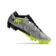 Botas Nike Zoom Mercurial Vapor XV Elite FG Plateado Metalizado Negro Verde