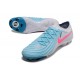 Zapatillas Nike Phantom Luna 2 Elite L FG Azul Blanco Rosa