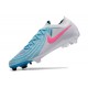 Zapatillas Nike Phantom Luna 2 Elite L FG Azul Blanco Rosa