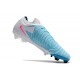 Zapatillas Nike Phantom Luna 2 Elite L FG Azul Blanco Rosa