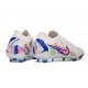 Zapatillas Nike Phantom Luna 2 Elite L FG Blanco Rosa Azul