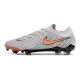 Zapatillas Nike Phantom Luna 2 Elite L FG Gris Naranja