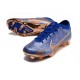 Botas Nike Zoom Mercurial Vapor XV Elite FG Azul Cobre Metálico 