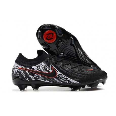 Zapatillas Nike Phantom Luna 2 Elite L FG Negro Blanco Rojo