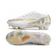 Nike Air Zoom Mercurial Vapor 15 Elite FG Blanco Oro Argento