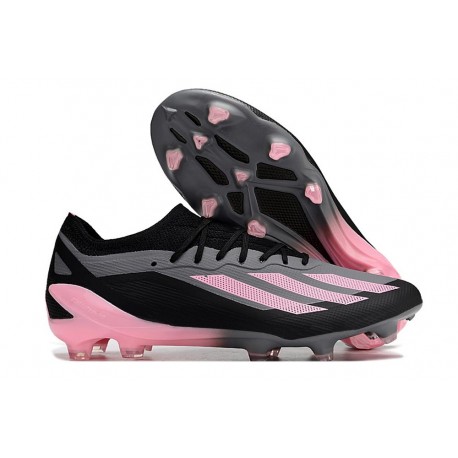 Botas de fútbol adidas X Crazyfast Messi.1 FG Negro Rosa