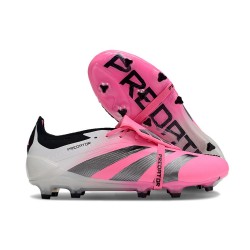adidas Predator Elite Foldover Tongue FG Rosa Blanco Negro