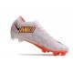 Botas Nike Zoom Mercurial Vapor XV Elite FG Blanco Naranja Amarillo