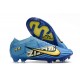 Botas Nike Zoom Mercurial Vapor XV Elite FG Mbappé Azul Amarillo