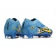Botas Nike Zoom Mercurial Vapor XV Elite FG Mbappé Azul Amarillo