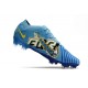 Botas Nike Zoom Mercurial Vapor XV Elite FG Mbappé Azul Amarillo