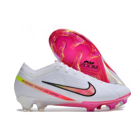Botas Nike Zoom Mercurial Vapor XV Elite FG Blanco Rosa