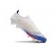Botines adidas F50+ Laceless FG Ftwr Blanco Azul Lúcido Rojo