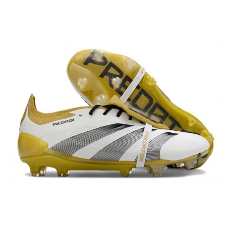 adidas Predator Elite FT FG Blanco Oro Plata