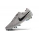 Nike Tiempo Legend 10 Elite FG Bota Gris Negro