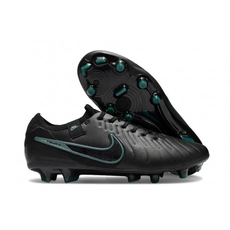 Nike Tiempo Legend 10 Elite FG Bota Negro