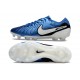 Nike Tiempo Legend 10 Elite FG Bota Azul Blanco