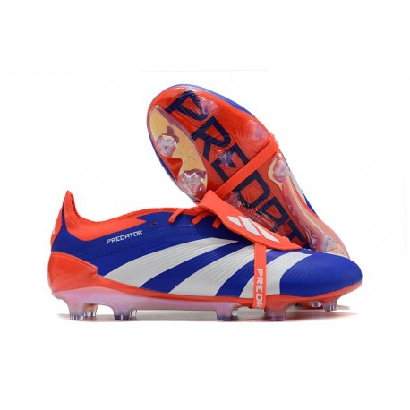 adidas Predator Elite FT FG Azul Lúcido Ftwr Blanco Rojo Solar