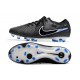 Nike Tiempo Legend 10 Elite FG Bota Negro Cromo Hyper Royal