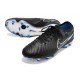 Nike Tiempo Legend 10 Elite FG Bota Negro Cromo Hyper Royal