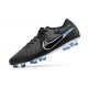 Nike Tiempo Legend 10 Elite FG Bota Negro Cromo Hyper Royal