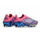 Zapatillas adidas F50+ Elite FG Solar Azul Ftwr Blanco Solar Rosa