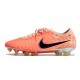 Nike Tiempo Legend 10 Elite FG Bota Guava Hielo Negro Total Naranja