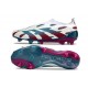 adidas Botas Futbol Predator Elite Laceless FG Blanco Rojo Azul