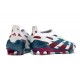 adidas Botas Futbol Predator Elite Laceless FG Blanco Rojo Azul
