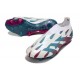 adidas Botas Futbol Predator Elite Laceless FG Blanco Rojo Azul