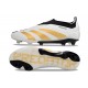 adidas Botas Futbol Predator Elite Laceless FG Blanco Dorado